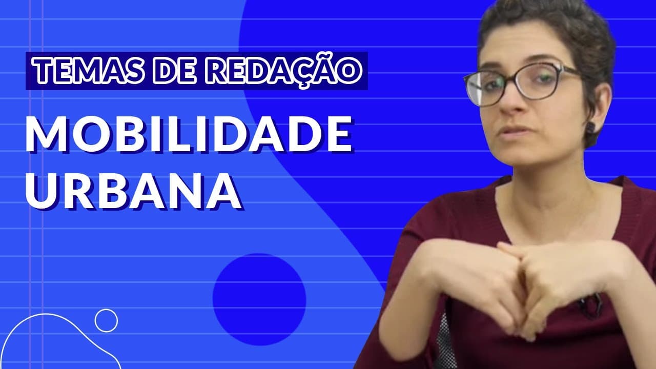 Thumbnail: Temas para redação do ENEM - Mobilidade urbana no Brasil