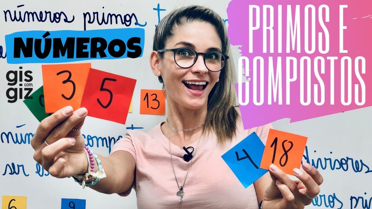 Thumbnail: Números PRIMOS e COMPOSTOS
