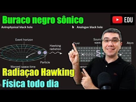 Thumbnail da aula: Hawking e o buraco negro sônico | Experimento Israelense