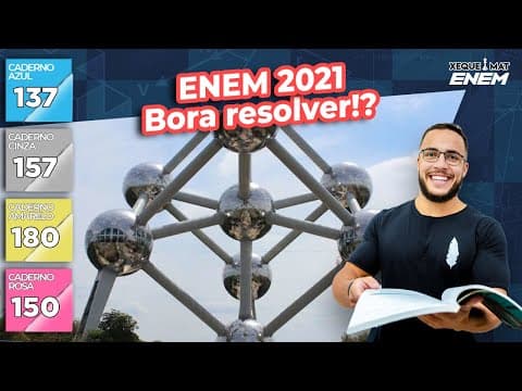 Thumbnail da aula: 🟣 Questão 137 - Caderno Azul |  Geometria Espacial | MATEMÁTICA ENEM 2021
