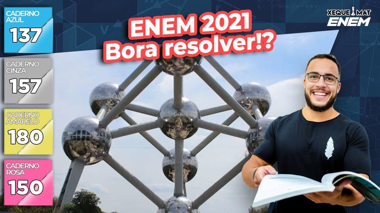 Thumbnail: 🟣 Questão 137 - Caderno Azul |  Geometria Espacial | MATEMÁTICA ENEM 2021