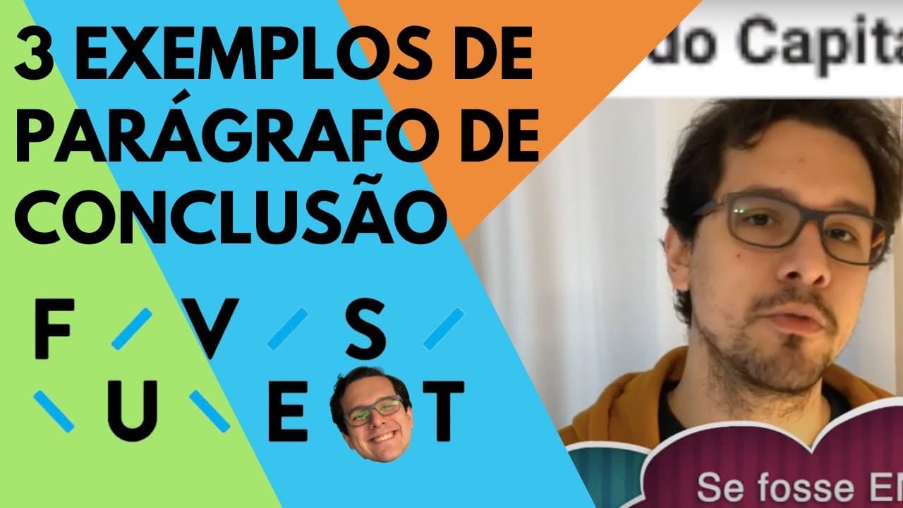 Thumbnail: 3 Parágrafos de Conclusão FUVEST para ter de exemplo na sua redação!
