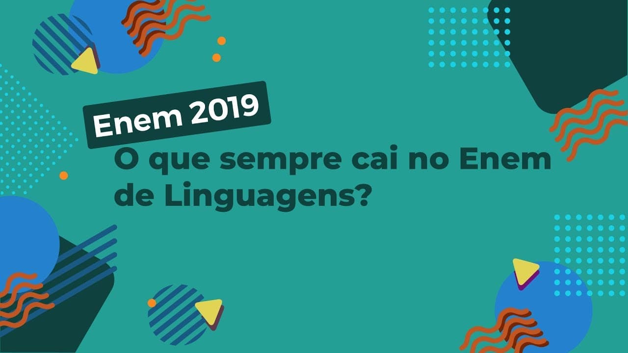 Thumbnail: O que sempre cai de Linguagens no Enem? - Brasil Escola