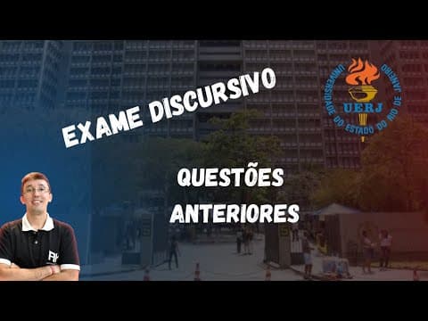 Thumbnail da aula: Exame Discursivo - Resolução de Questões #1