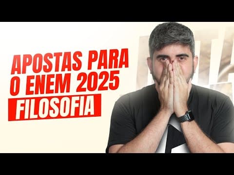 Thumbnail da aula: Assuntos de Filosofia que devem cair no ENEM 2025 | Proenem