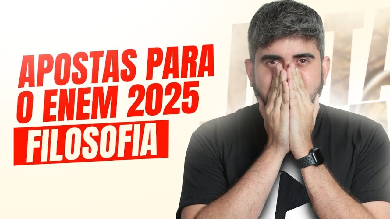 Thumbnail: Assuntos de Filosofia que devem cair no ENEM 2025 | Proenem