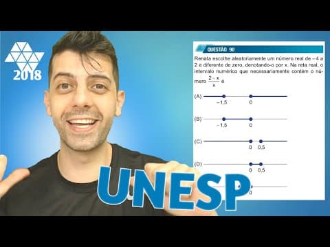 Thumbnail da aula: UNESP 2018  Q90 Mat