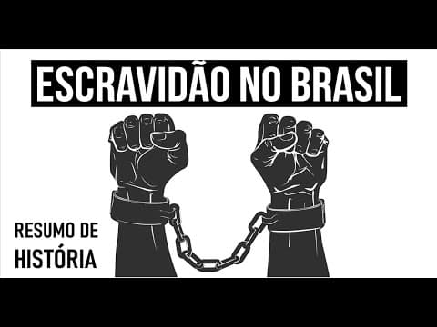 Thumbnail da aula: ESCRAVIDÃO NO BRASIL: tráfico negreiro, resistência e Lei Áurea | RESUMO DE HISTÓRIA ENEM