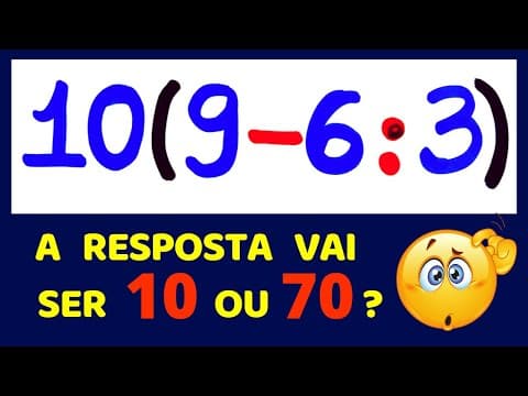 Thumbnail da aula: CONSEGUE RESOLVER ESSA EXPRESSÃO NUMÉRICA??
