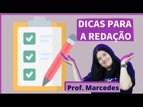 Thumbnail da aula: DICAS NA HORA DE PASSAR A REDAÇÃO A LIMPO | Intensivo de redação