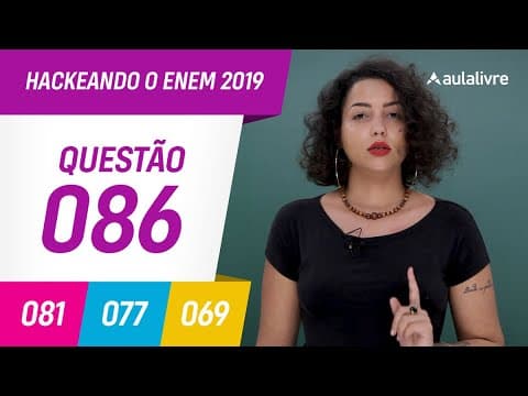 Thumbnail da aula: Enem 2019 | Geografia: arte de rua | Questão 86 (branco)