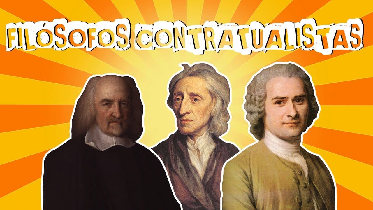 Thumbnail: CONTRATO SOCIAL DE HOBBES, LOCKE E  ROUSSEAU