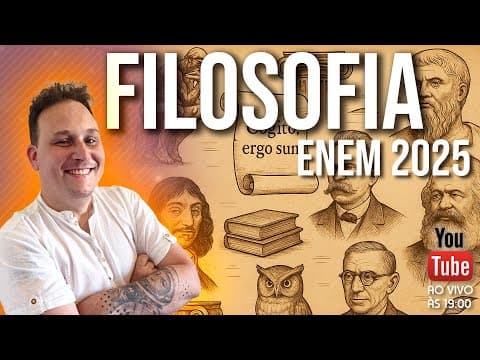 Thumbnail da aula: REVISÃO DE FILOSOFIA PARA O ENEM - RETA FINAL