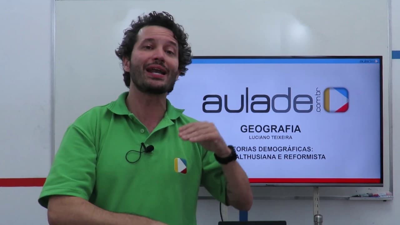 Thumbnail: Geografia - Teorias Demográficas: Ecomalthusiana - Reformista