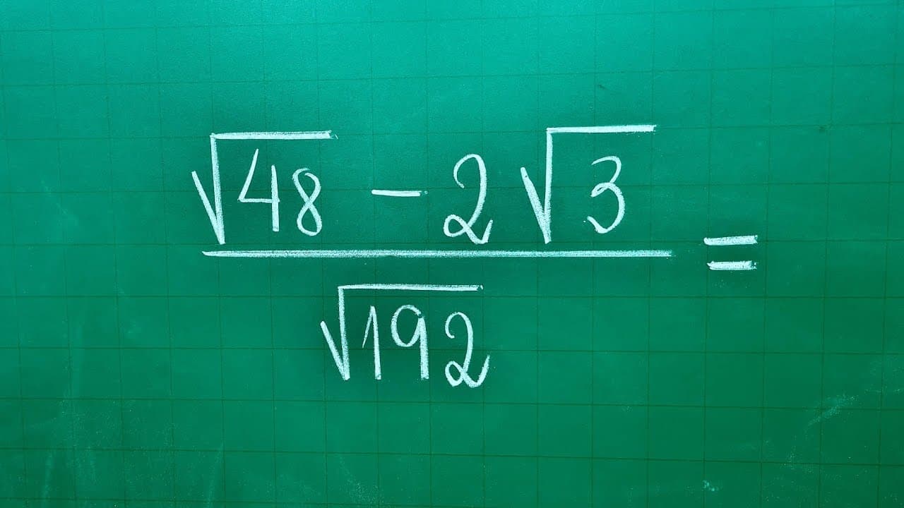 Thumbnail: EXPRESSÃO COM NÚMEROS IRRACIONAIS - Professora Angela Matemática
