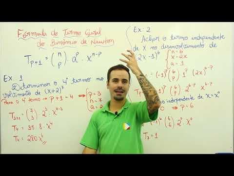 Thumbnail da aula: Matemática - Análise Combinatória: Fórmula do Termo Geral do Binômio de Newton
