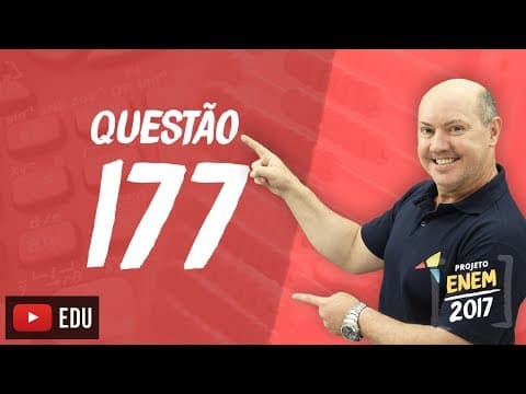 Thumbnail da aula: Enem 2016 - Matemática | Questão 177 (Caderno Rosa)