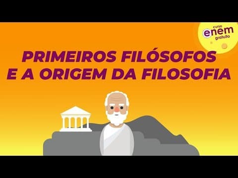 Thumbnail da aula: FILÓSOFOS DA NATUREZA E A ORIGEM DA FILOSOFIA GREGA | Filosofia Enem. Prof Alan Ghedini