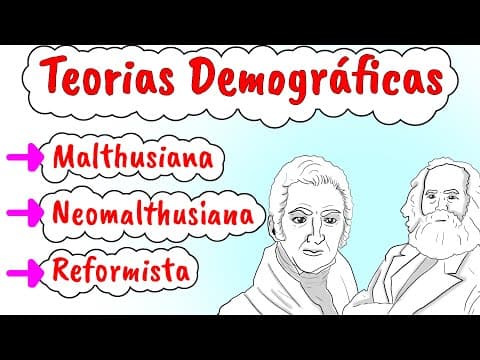 Thumbnail da aula: Teorias Demográficas (Malthusiana, Neo Malthusiana e Reformista) - Demografia