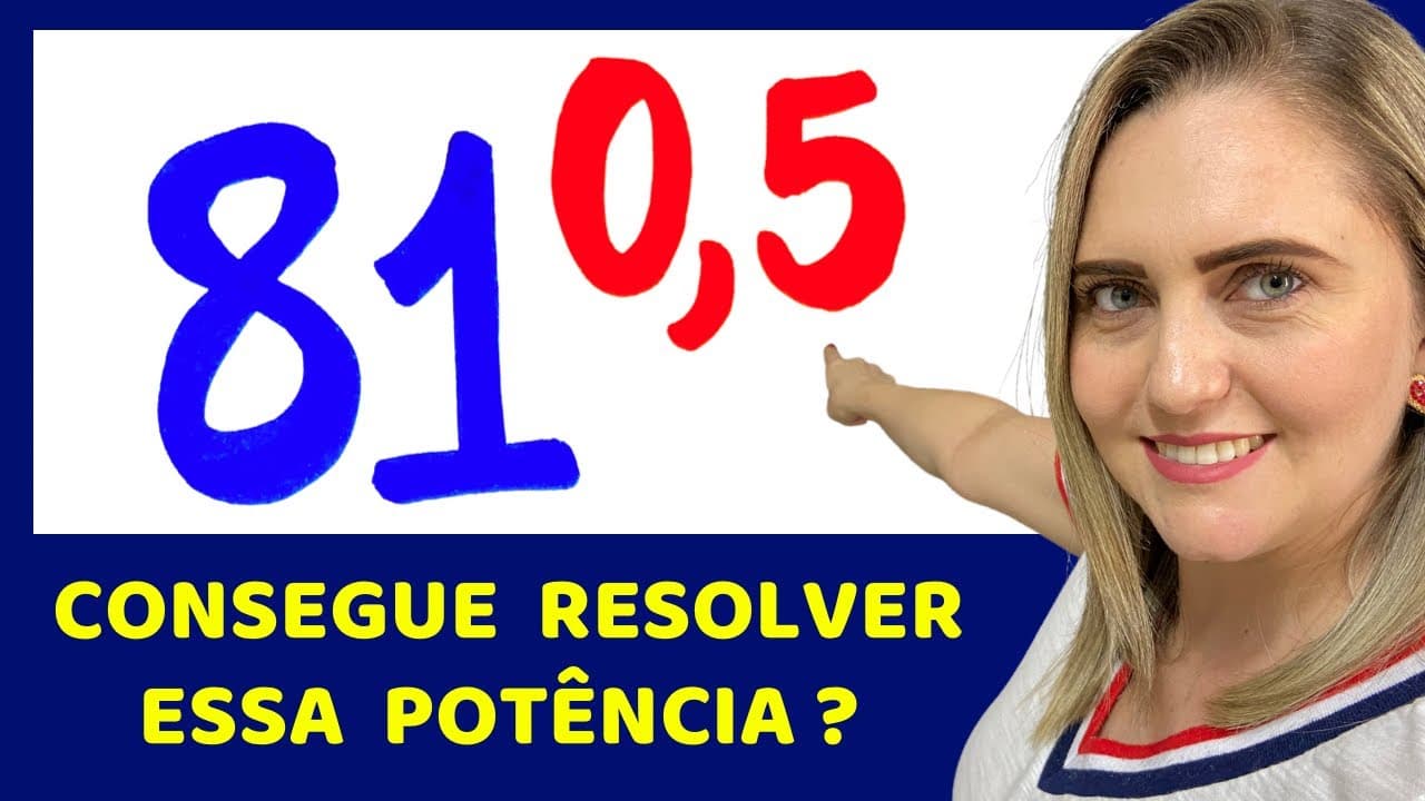 Thumbnail: 😱EXPOENTE DECIMAL? POR ONDE COMEÇAR ?? Matemática basica todo dia.📚🚀