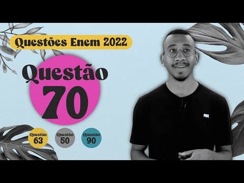 Thumbnail da aula: ENEM 2022 | Conceitos de história e cultura | Questão 70
