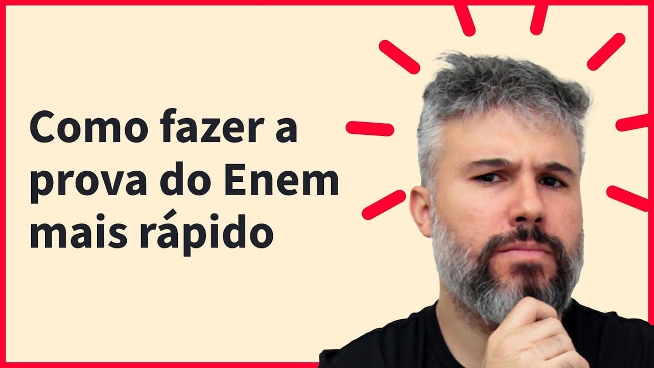 Thumbnail: Dicas para fazer a prova do Enem mais rápido | ProEnem
