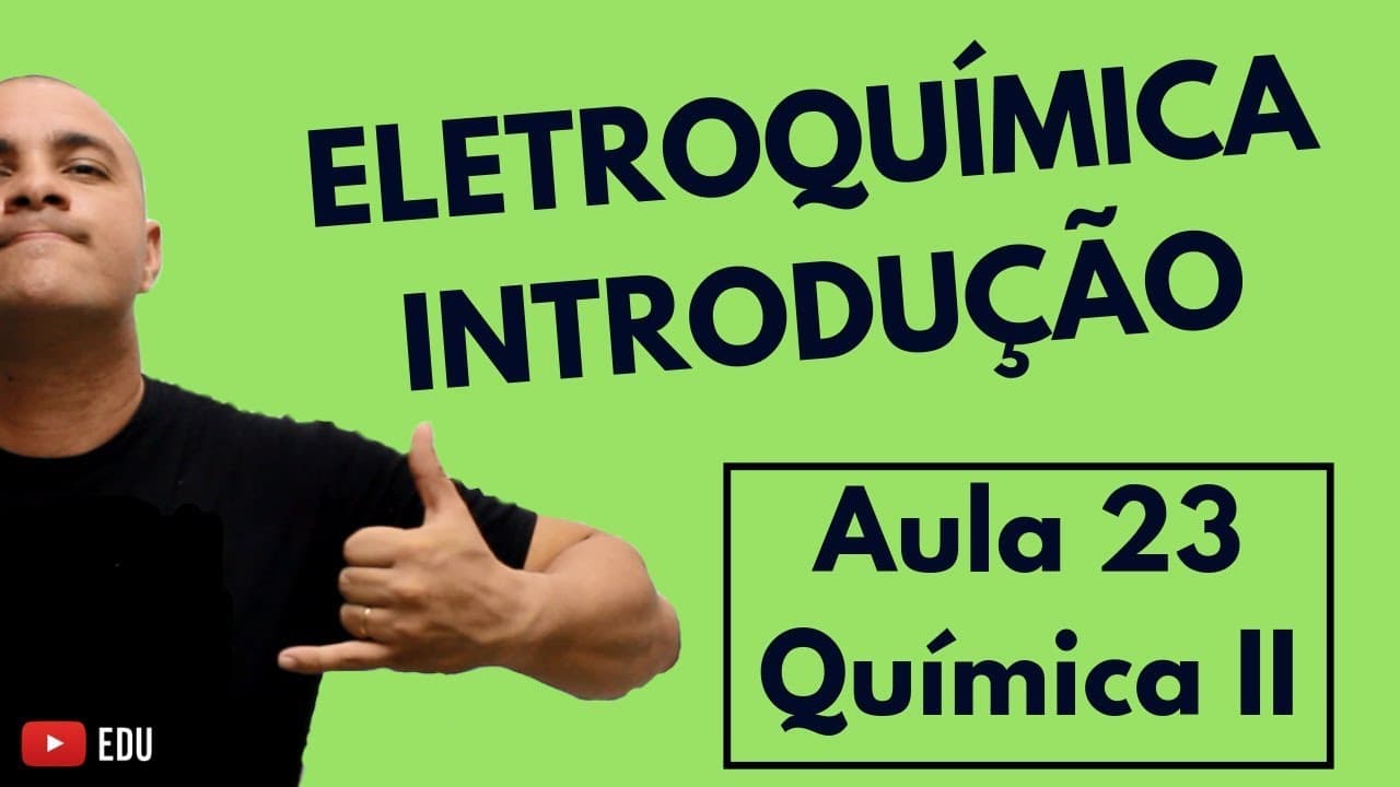 Thumbnail: INTRODUÇÃO ELETROQUÍMICA: PILHAS, Eletrólise, Histórico e a PILHA de DANIELL | Aula 23 (Química II)