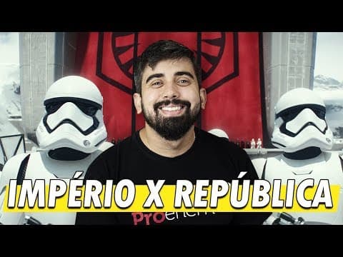 Thumbnail da aula: STAR WARS: IMPÉRIO X REPÚBLICA | Prof. Leandro Vieira