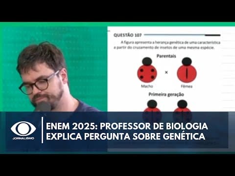 Thumbnail da aula: Enem 2025: Professor de Biologia explica pergunta sobre genética