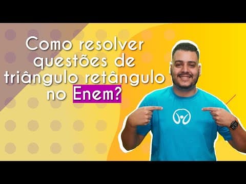 Thumbnail da aula: Como resolver questões de triângulo retângulo no Enem? - Brasil Escola