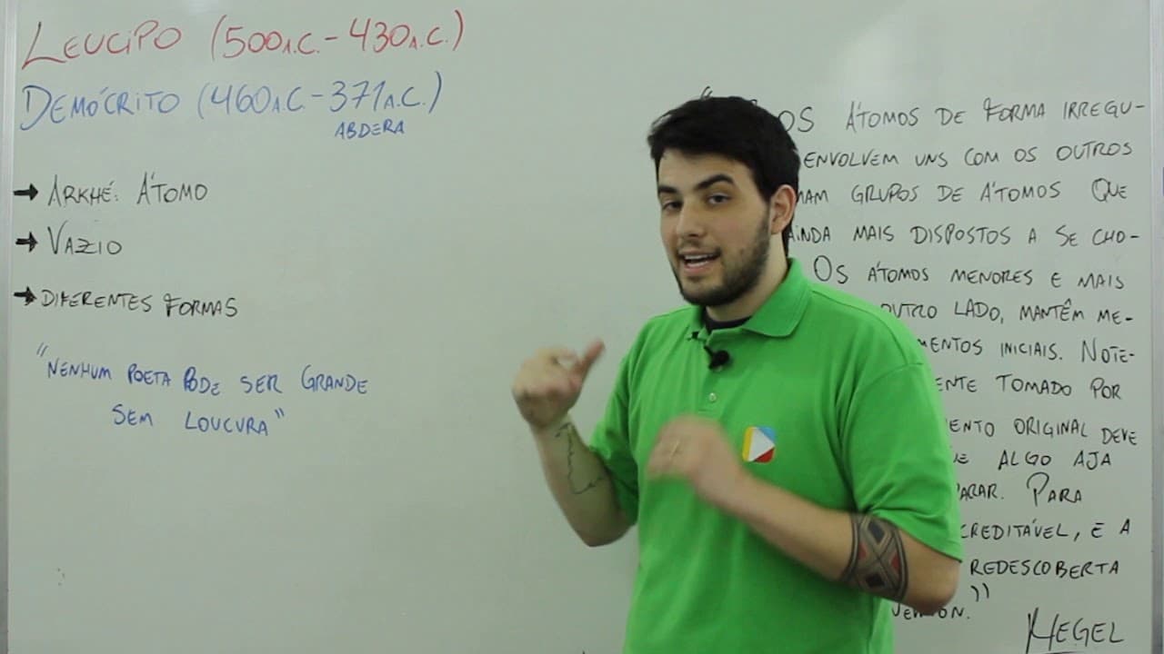 Thumbnail: Filosofia - Leucipo e Demócrito