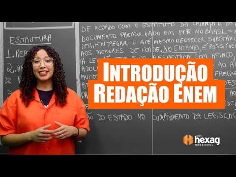 Thumbnail da aula: REDAÇÃO ENEM | Dicas para Introdução Perfeita