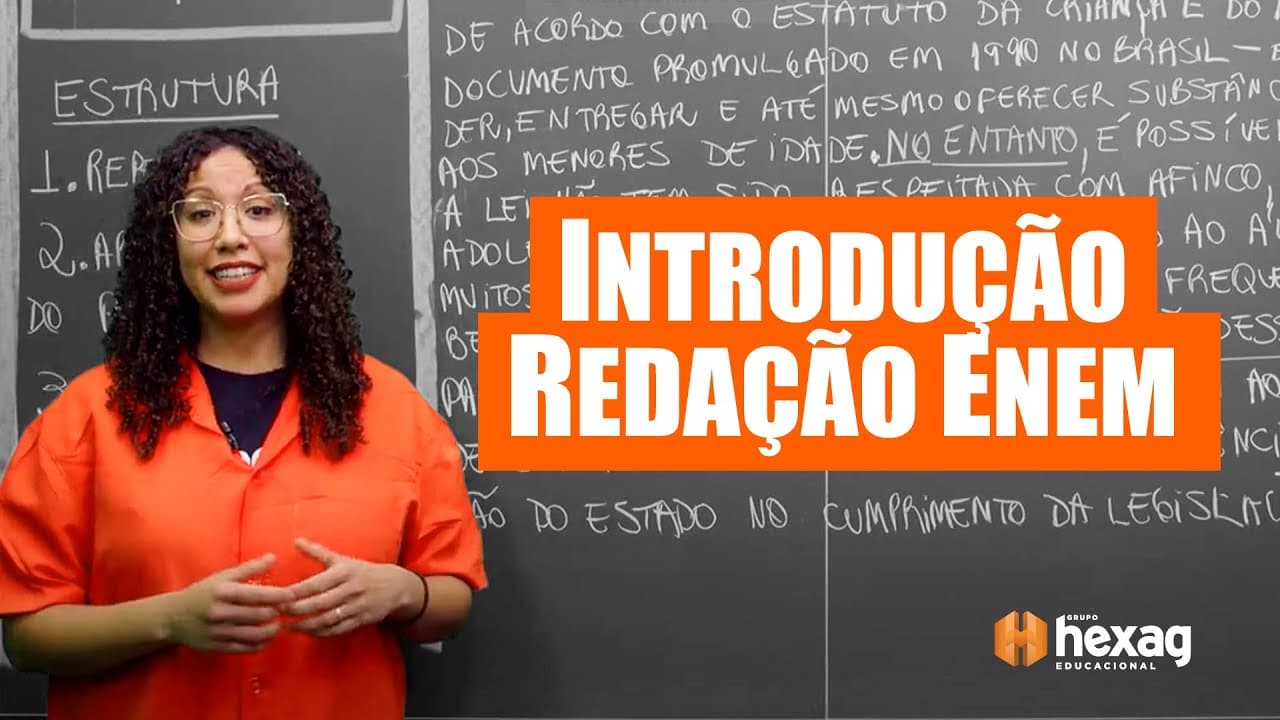 Thumbnail: REDAÇÃO ENEM | Dicas para Introdução Perfeita