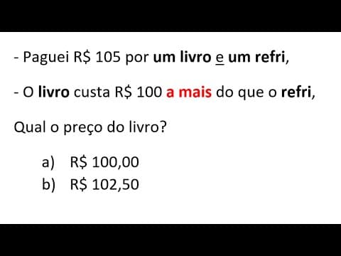 Thumbnail da aula: DESAFIO DE MATEMÁTICA BÁSICA - E AÍ?!