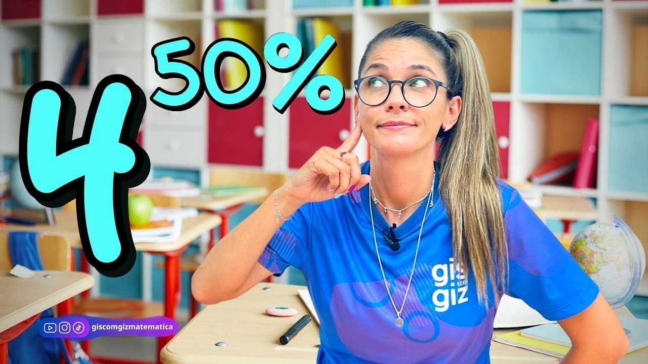 Thumbnail: POTENCIAÇÃO COM PORCENTAGEM NO EXPOENTE