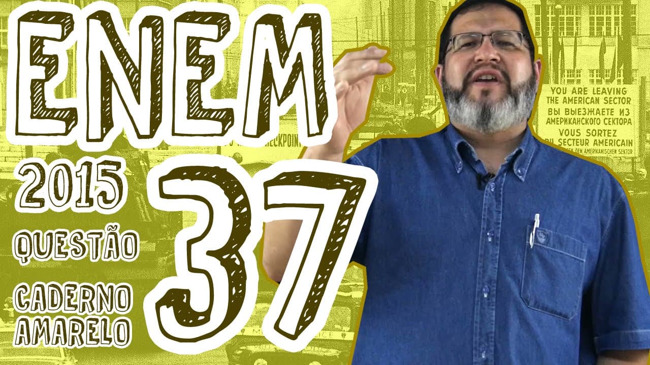 Thumbnail: ENEM 2015 - Questão 37 (Caderno Amarelo)