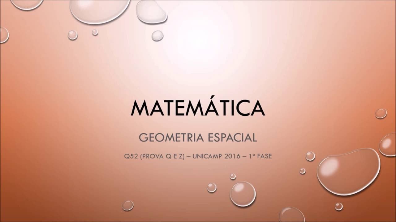 Thumbnail: UNICAMP - 2016 [1ª Fase - Matemática] (Q52 - Provas Q e Z)