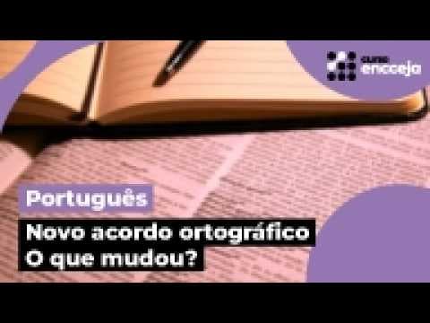 Thumbnail da aula: NOVO ACORDO ORTOGRÁFICO: O QUE MUDOU? | RESUMO DE PORTUGUÊS ENEM e ENCEJA. Profe Mercedes Bonorino