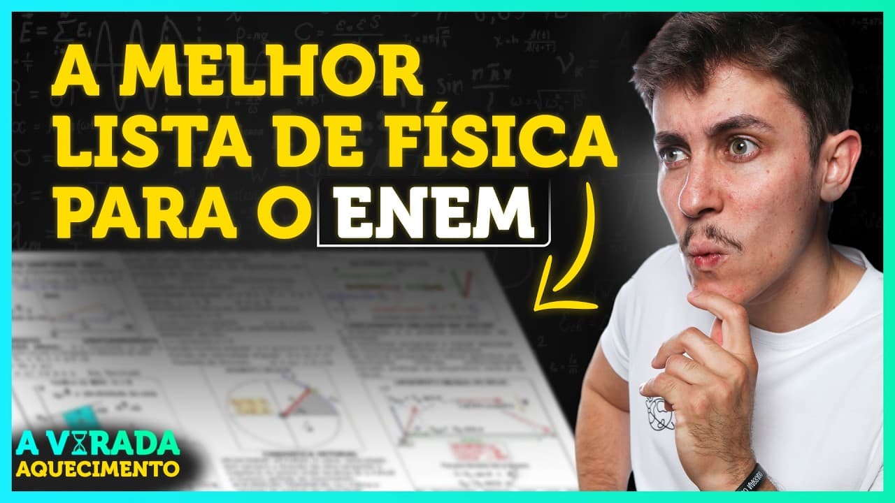 Thumbnail: Os exercícios de ELETRICIDADE + importantes para o ENEM em 60 minutos