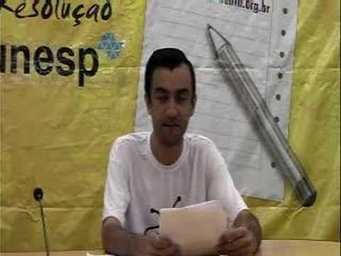 Thumbnail da aula: 61, 62 e 63 UNESP Resolução 2008 Conhecimentos Gerais