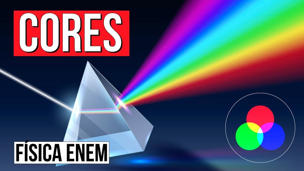 Thumbnail: CORES DOS CORPOS: teoria das cores e como elas se formam | Física para o Enem