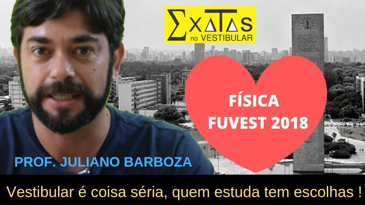 Thumbnail: Resolução da Prova de Física do Vestibular da Fuvest 2018.