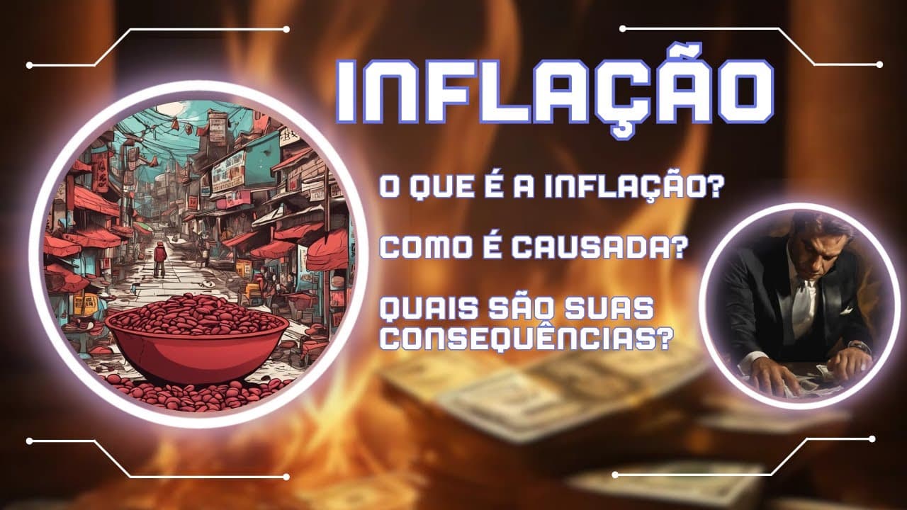 Thumbnail: Atualidades para redação - Os impactos da inflação na economia brasileira | Desenhando a solução