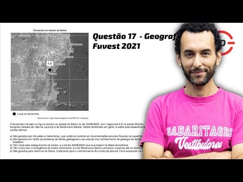 Thumbnail da aula: Resolução de questões FUVEST 2021 | Questão 17 | Geografia |