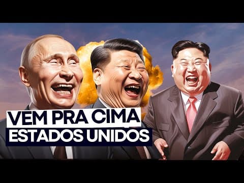 Thumbnail da aula: Coreia do Norte, China e Rússia prontos para o ataque | Geopolítica |