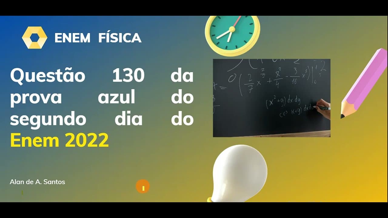Thumbnail: ENEM 2022 - No processo de captação da luz pelo olho para a formação de imagens estão envolvidas dua
