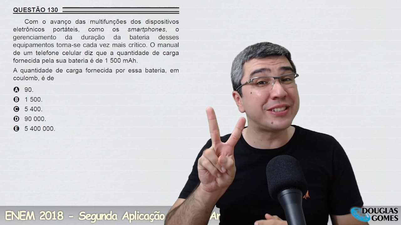 Thumbnail: Resolução/correção ENEM 2018 Segunda aplicação Amarela 130