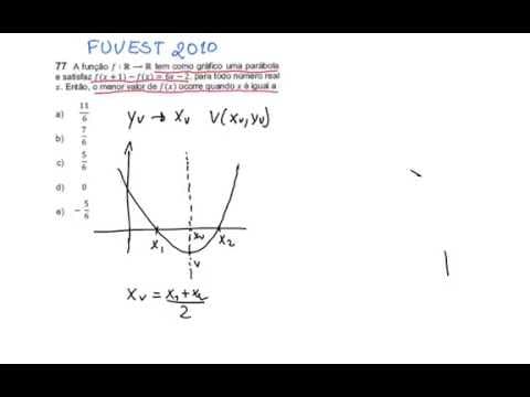 Thumbnail da aula: Matemática - Exercício 77 fuvest 2010