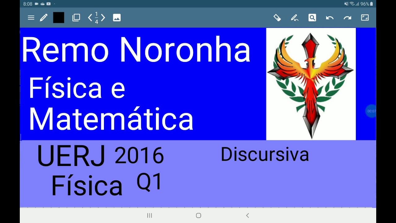 Thumbnail: UERJ 2016 discursiva de física questão 1, Encontro de barcos em um rio.