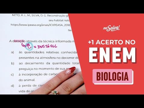 Thumbnail da aula: Enfrente esta questão de BIOLOGIA igual do ENEM | Revisão ENEM 2024 #JuntosAtéaProva